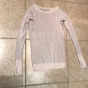 Lululemon White Knit Sweater- Size 2